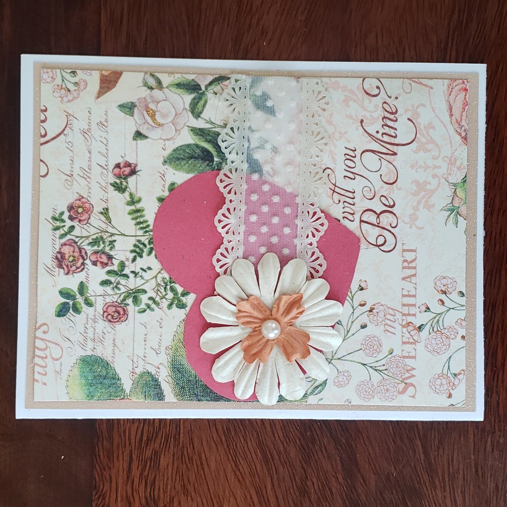 HANDMADE Valentine's Day Card Trio Romantic and Refined - Picture 9 of 15
